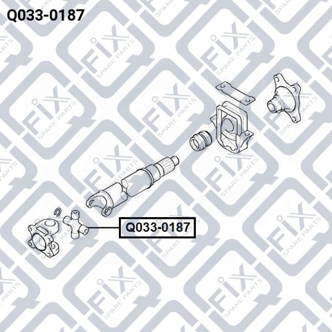 Крестовина кардана Q0330187 Q-FIX
