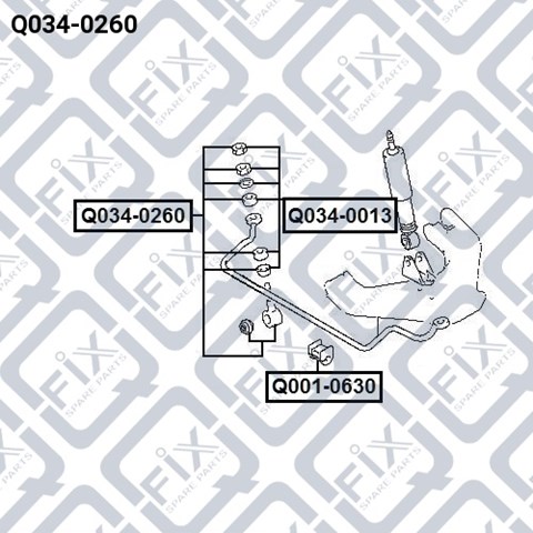 Амортизационная стойка Q0340260 Q-FIX