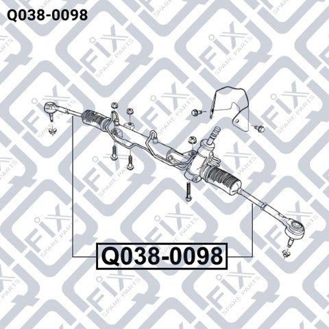 Тяга рульова Q0380098 Q-fix