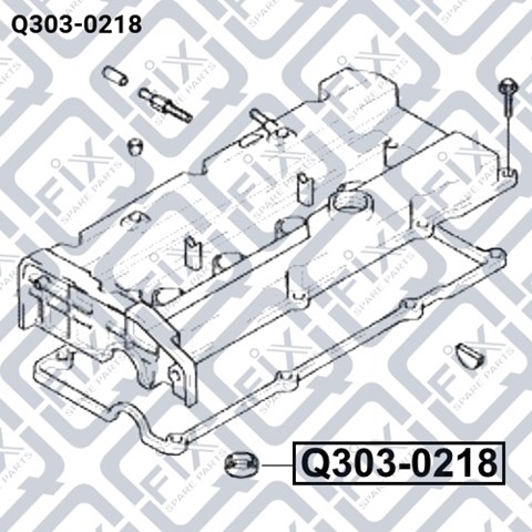 Кільце ущільнювальне свічкового колодязя Q3030218 Q-fix