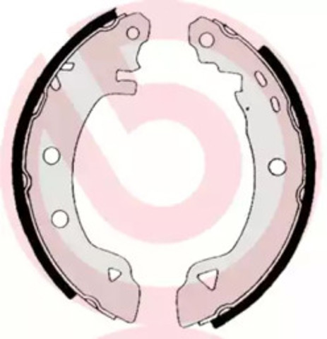 Барабанные колодки S23507 BREMBO