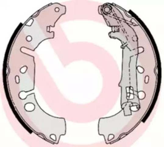 Задние барабанные колодки S23531 BREMBO