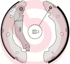 Тормоза рабочие задние ножные и тормозные барабаны S24538 BREMBO