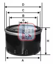 Фільтр масляний S3575R Sofima