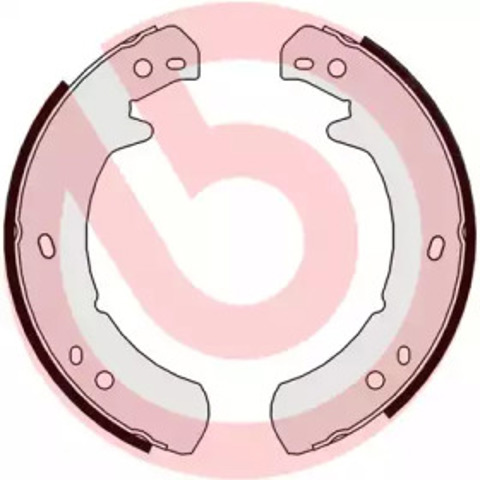 Задние барабанные тормозные колодки S44507 BREMBO