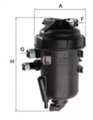 Корпус фильтра топливного S5148GC SOFIMA