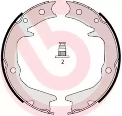 Барабанные тормозные колодки S54519 BREMBO