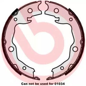 Колодки стояночного тормоза S56545 BREMBO