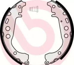 Тормоза рабочие задние ножные и тормозные барабаны S83508 BREMBO