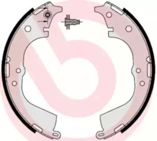 S83537 BREMBO Колодки тормозные задние барабанные купить в Черновцы