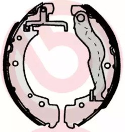 Барабанные колодки S85515 BREMBO