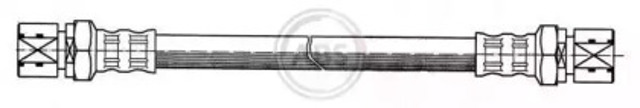 Гибкая тормозная трубка передняя SL2838 ABS