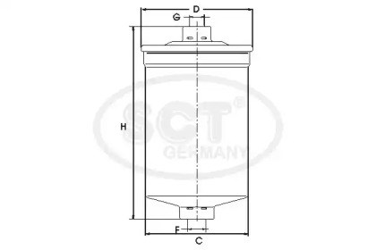 Фильтр-отстойник топлива грубой очистки ST329 SCT