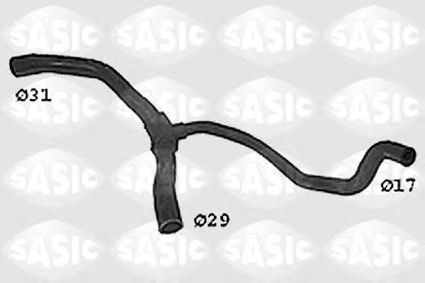Патрубок радиатора охлаждения нижний SWH4307 SASIC