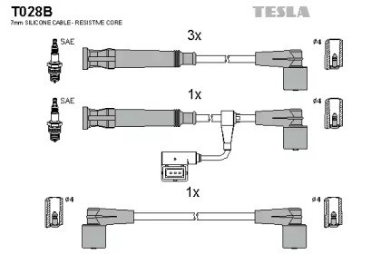 Комплект электропроводки T028B