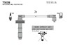 Провода высоковольтные в комплекте T382B TESLA