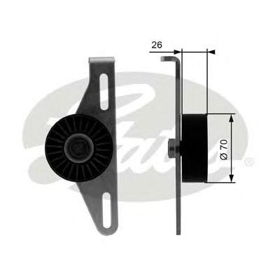 Роликовий модуль натяжителя ремня T38484 GATES