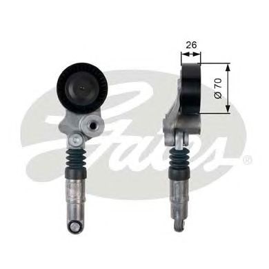 Натяжная планка поликлинового ремня T39158 GATES