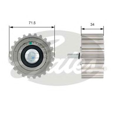 Паразитный ролик ГРМ T42183 GATES