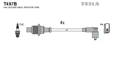 Комплект электропроводки T497B
