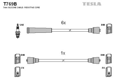 Бронепровода T769B TESLA