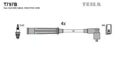 Бронепровода T797B TESLA