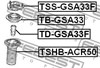 Подшипник опоры амортизатора TBGSA33 FEBEST