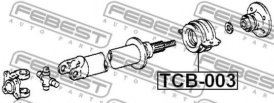 Опора карданного вала TCB003 FEBEST