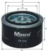Масляный фильтр двигателя TF315 MFILTER