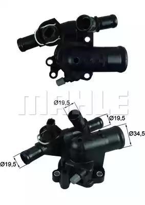 Кожух термостата TI24883 MAHLE