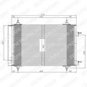 TSP0225549 DELPHI Радиатор кондиционера купить в Харьков