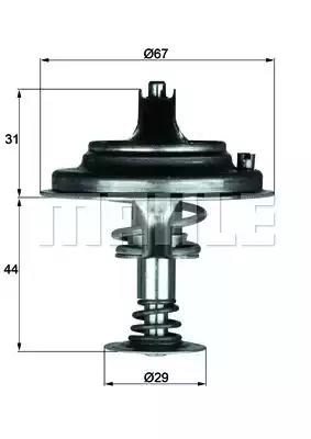 MAHLE TX2680D1 Термостат в наличии Винница