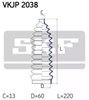 Пыльник рулевого механизма (рейки) VKJP2038 SKF