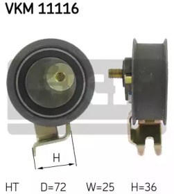 Ролик натяжителя VKM11116 SKF