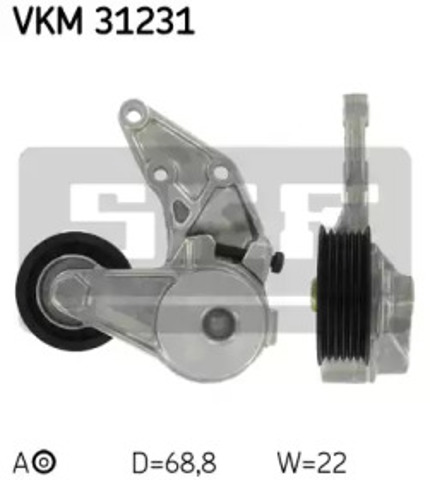 Натяжитель клинового ремня VKM31231 SKF