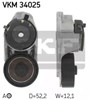 Натяжитель клинового ремня VKM34025 SKF