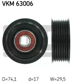Ролик приводного ремня, паразитный VKM63006 SKF
