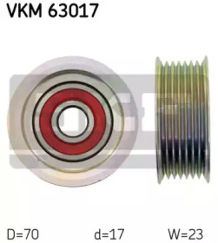 Ролик паразитный VKM63017 SKF