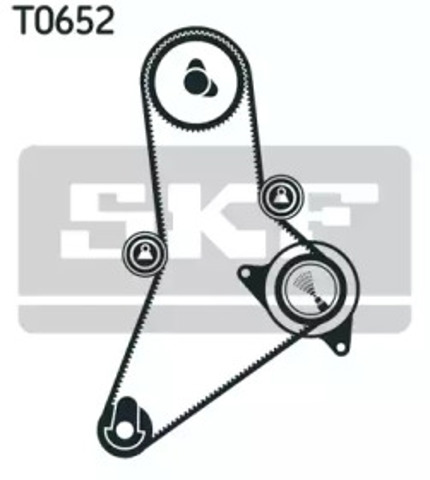 Ремень ГРМ, комплект VKMA02384 SKF