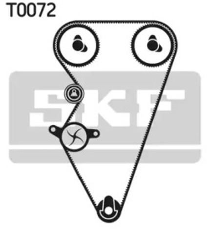 ГРМ ремни, комплект VKMA07301 SKF