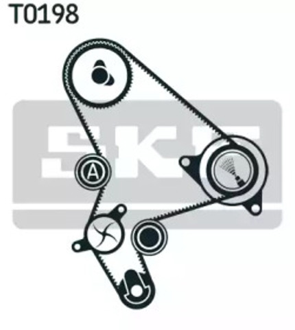 Комплект ремня ГРМ VKMC03266 SKF