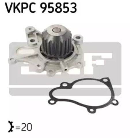 Помпа водяная, (насос) охлаждения VKPC95853 SKF