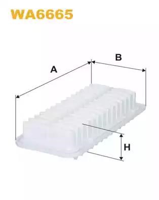 WA6665 Воздушный фильтр купить Киев