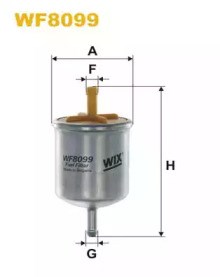 Фільтр паливний WF8099 WIX