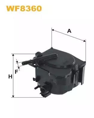 WF8360 Фильтр топливный купить Сумы