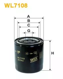 WL7108 Масляный фильтр купить Ужгород
