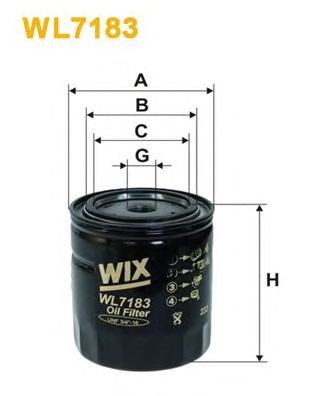 Фильтр центробежный очистки масла WL7183 WIX