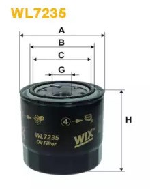 Фильтр масла WL7235 WIX