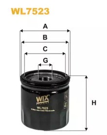WL7523 WIX Фильтр масляный купить в Кривой Рог
