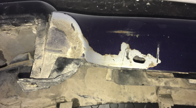 1400640 OPEL Накладка бампера переднего купить в Винница